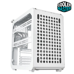 Cooler Master Qube 500 White Chassis (ITX, Micro ATX, ATX, E-ATX, 7 Expansion Slots, USB 3.2 x2, 120mm fan)