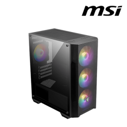 MSI MAG Forge M100A Casing (Micro-ATX, Mini-ITX, 4 Slot, 2 x 3.5", Mid-Tower)