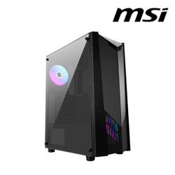 MSI MAG Shield 110R Casing (ATX, Micro-ATX, Mini-ITX, 7 Slot, 2 x 3.5", Mid-Tower)