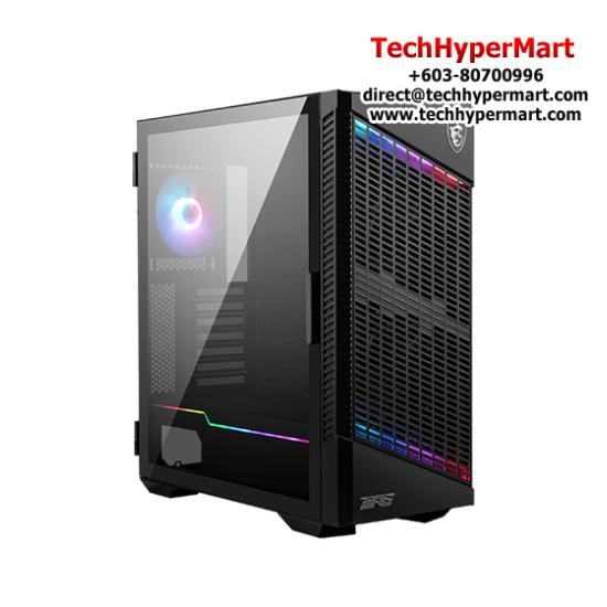 MSI MPG Velox 100P Airflow Casing (ATX, Micro-ATX, Mini-ITX, 7 Slot, 2 x 3.5", Mid-Tower) MSI MPG Velox 100P Airflow Casing (ATX, Micro-ATX, Mini-ITX, 7 Slot, 2 x 3.5", Mid-Tower)