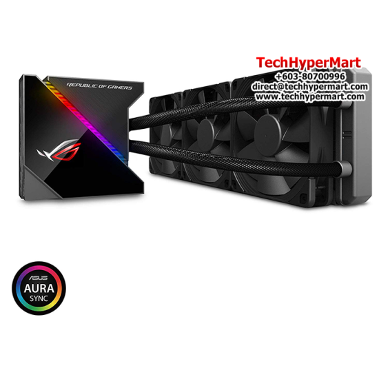 Asus ROG RYUJIN 360 RGB Fan (Fan 120mm, 100 x 100 x 70 mm, 29.7 dB, 1.77 " Full Color OLED)