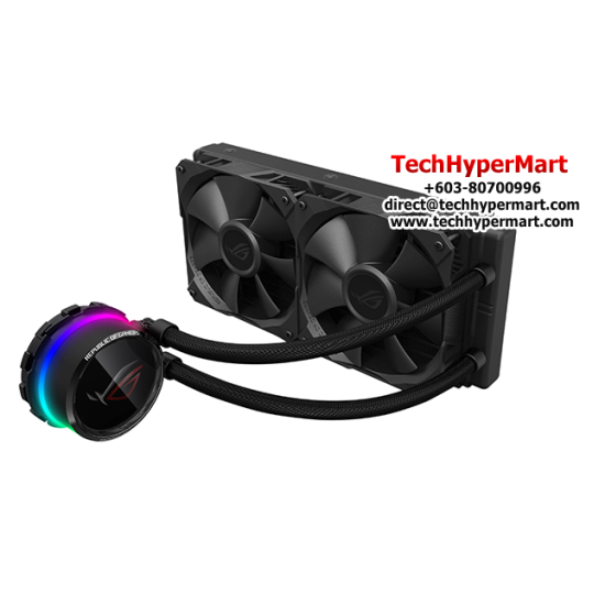 Asus ROG RYUO 240 RGB Fan (Fan 120mm, 80 x 80 x 45 mm, 37.6 dB, 1.77 " Full Color OLED)