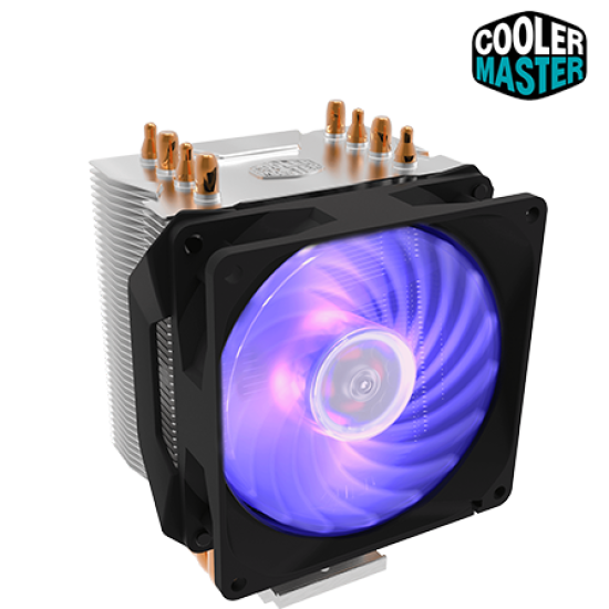 Cooler Hyper H410R RGB CPU Cooler (Socket LGA2066, 92 x 92 x 25 mm Fan, Rifle Bearing, 29 dBA Noise Level) Cooler Hyper H410R RGB CPU Cooler (Socket LGA2066, 92 x 92 x 25 mm Fan, Rifle Bearing, 29 dBA Noise Level)