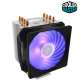 Cooler Hyper H410R RGB CPU Cooler (Socket LGA2066, 92 x 92 x 25 mm Fan, Rifle Bearing, 29 dBA Noise Level)