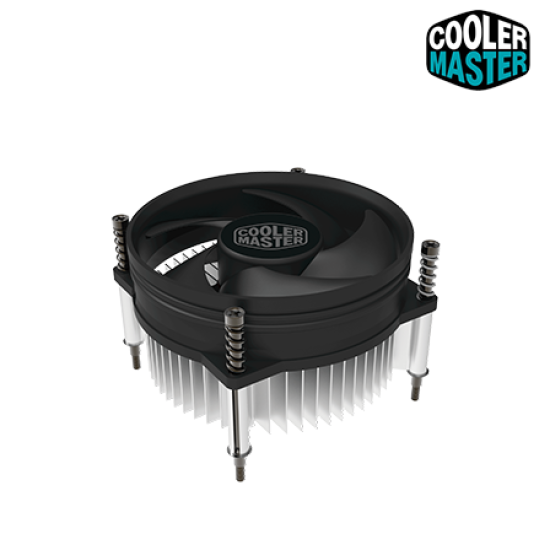 Cooler Master I30 CPU Cooler (Socket LGA1156, 92 x 92 x 25 mm Fan, Rifle Bearing, 28 dBA Noise Level)