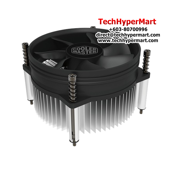 Cooler Master I50 LGA1700 CPU Cooler Fan (92 x 92 x 25 mm, Rifle Bearing, 2200 RPM, 26.8 dBA Fan Noise) Cooler Master I50 LGA1700 CPU Cooler Fan (92 x 92 x 25 mm, Rifle Bearing, 2200 RPM, 26.8 dBA Fan Noise)
