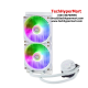 Cooler Master ML240L Core ARGB White Edition Fan (120 x 120 x 25 mm, Rifle Bearing, 650-1800 RPM, 27.2 dBA Fan Noise) Cooler Master ML240L Core ARGB White Edition Fan (120 x 120 x 25 mm, Rifle Bearing, 650-1800 RPM, 27.2 dBA Fan Noise)
