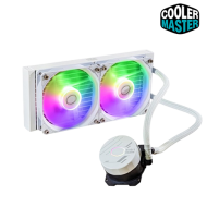 Cooler Master ML240L Core ARGB White Edition Fan (120 x 120 x 25 mm, Rifle Bearing, 650-1800 RPM, 27.2 dBA Fan Noise)