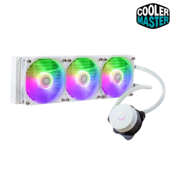 Cooler Master ML360L Core ARGB White Edition Fan (120 x 120 x 25 mm, Rifle Bearing, 650-1750 RPM, 27.2 dBA Fan Noise)