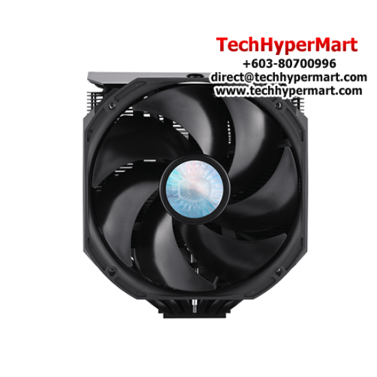 Cooler Master MasterAir MA624 Stealth Fan (140 x 140 x 25 mm, Rifle Bearing, 650-1800 RPM, 27 dBA Fan Noise)