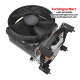 Cooler Master Hyper T20 CPU Cooler (Socket LGA1156, 95.5 x 95.5 x 25 mm Fan, Rifle Bearing, 30 dBA Noise Level) Cooler Master Hyper T20 CPU Cooler (Socket LGA1156, 95.5 x 95.5 x 25 mm Fan, Rifle Bearing, 30 dBA Noise Level)