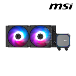 MSI MAG CORELIQUID A13 240 Cooler (Socket LGA1700, 120 x 120 x 25mm Fan, Rifle Bearing, 20 dBA Noise Level)