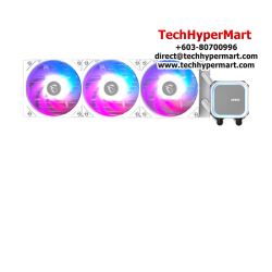 MSI MAG CORELIQUID A13 360 WHITE Cooler (Socket LGA1700, 120 x 120 x 25mm Fan, Rifle Bearing, 20 dBA Noise Level)