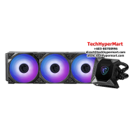 MSI MPG CORELIQUID K360 CPU Cooler (Socket AM5, 120 x 120 x 25mm Fan, Two Ball Bearing, 20 dBA Noise Level)