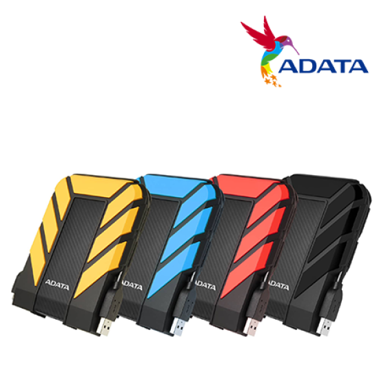 Adata HD710 Pro 1TB External Hard Drive (1TB Capacity, USB 3.1, Ergonomic waterproof port cover)