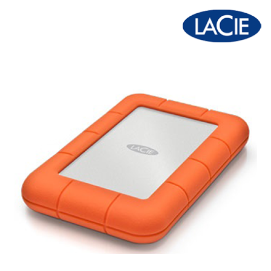LaCie Rugged Mini 4TB Hard Drive (LAC9000633, USB 3.0, 130MB/s Max. Speeds, Drop Resistance)