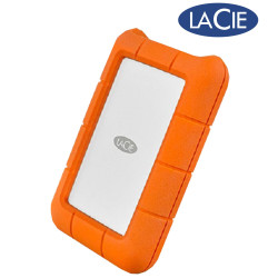 LaCie Rugged 1TB USB 3.1 TYPE C Mobile Drive (STFR1000800, USB 3.1, Automatic Backup, Designed for Mac)