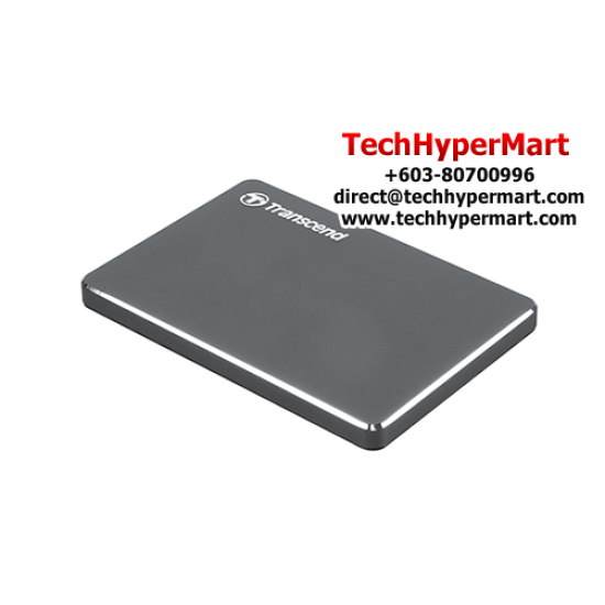 Transcend StoreJet 25C3N 1TB Portable Hard Drive (TS1TSJ25C3N, USB 3.1, micro USB to USB Type A)