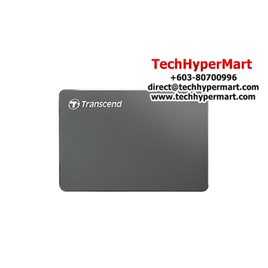 Transcend StoreJet 25C3N 2TB Portable Hard Drive (TS2TSJ25C3N, USB 3.1, micro USB to USB Type A)