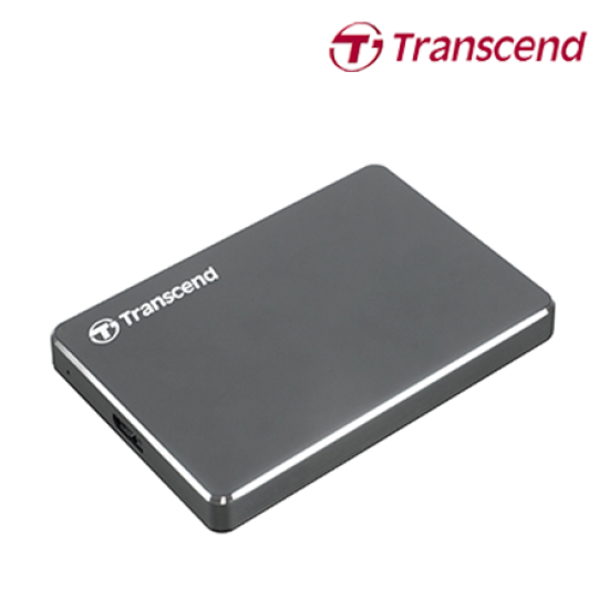 Transcend StoreJet 25C3N 1TB Portable Hard Drive (TS1TSJ25C3N, USB 3.1, micro USB to USB Type A)