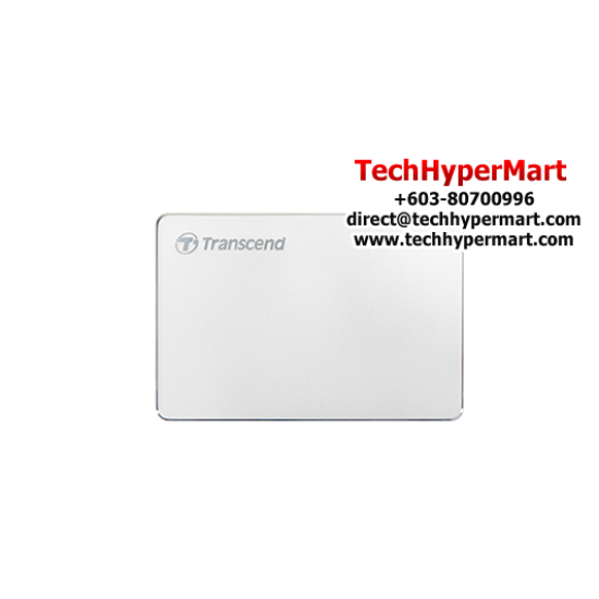 Transcend StoreJet 25C3S 1TB Portable Hard Drive (TS1TSJ25C3S, USB 3.1, micro USB to USB Type A)