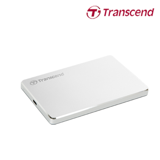 Transcend StoreJet 25C3S 2TB Portable Hard Drive (TS2TSJ25C3S, USB 3.1, micro USB to USB Type A)