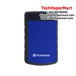 Transcend StoreJet 25H3 1TB Portable Hard Drive (TS1TSJ25H3P, USB 3.1, micro USB to USB Type A)