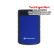 Transcend StoreJet 25H3 1TB Portable Hard Drive (TS1TSJ25H3P, USB 3.1, micro USB to USB Type A)