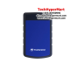 Transcend StoreJet 25H3 2TB Portable Hard Drive (TS2TSJ25H3P, USB 3.1, micro USB to USB Type A)