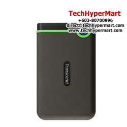 Transcend StoreJet 25M3C 4TB Portable Hard Drive (TS4TSJ25M3C, USB 3.1, micro USB to USB Type A)