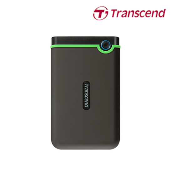 Transcend StoreJet 25M3C 4TB Portable Hard Drive (TS4TSJ25M3C, USB 3.1, micro USB to USB Type A)