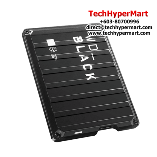 WD Black P10 2TB Game Hard Drive (WDBA2W0020BBK, 2TB, USB 3.2, Auto Backup)