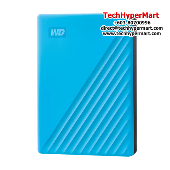 WD My Passport 5TB Hard Drive (WDBPKJ0050BBK, 5TB, USB 3.2 Interface, Auto Backup)