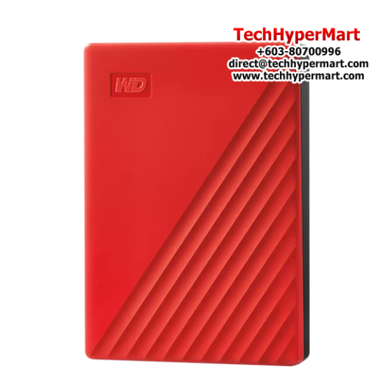 WD My Passport 5TB Hard Drive (WDBPKJ0050BBK, 5TB, USB 3.2 Interface, Auto Backup)