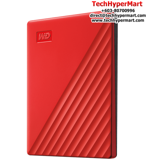 WD My Passport 2TB Hard Drive (WDBYVG0020BBK, 2TB, USB 3.2 Interface, Auto Backup)