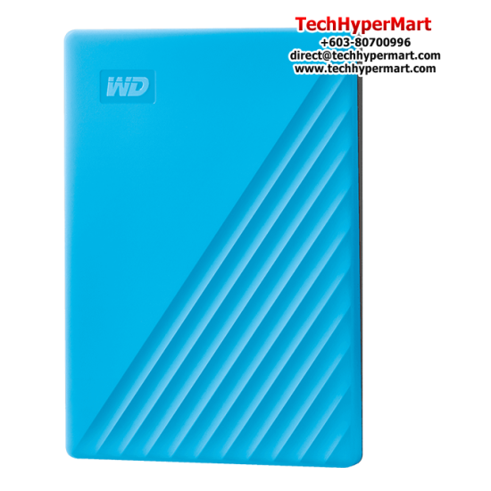 WD My Passport 2TB Hard Drive (WDBYVG0020BBK, 2TB, USB 3.2 Interface, Auto Backup)