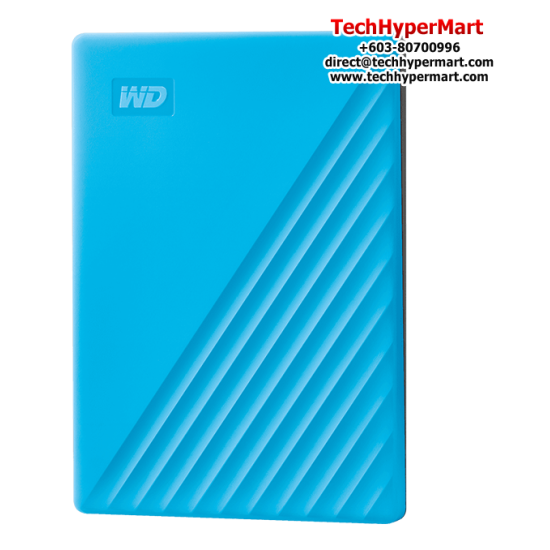 WD My Passport 4TB Hard Drive (WDBPKJ0040BBK, 4TB, USB 3.2 Interface, Auto Backup)