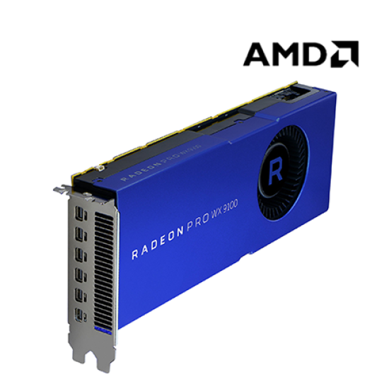 AMD RADEON PRO WX9100 Graphics Card (16GB HBM2, PCI-Express 3.0 x16, 2048-bit)