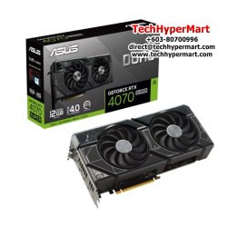 Asus DUAL-RTX4070S-12G Graphic Card (NVIDIA GeForce RTX 4070 SUPER, 12GB GDDR6X, PCI Express 4.0, 192-bit)