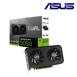Asus DUAL-RTX5050-O8G Graphic Card (NVIDIA GeForce RTX 5050, 8GB GDDR7, PCI Express 5.0, 128-bit)