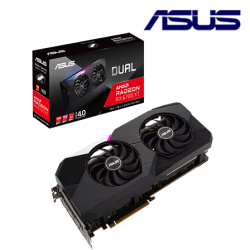 Asus DUAL-RX6700XT-12G Graphic Card (AMD Radeon RX 6700 XT, 12GB GDDR6, PCI Express 4.0, 192-bit)