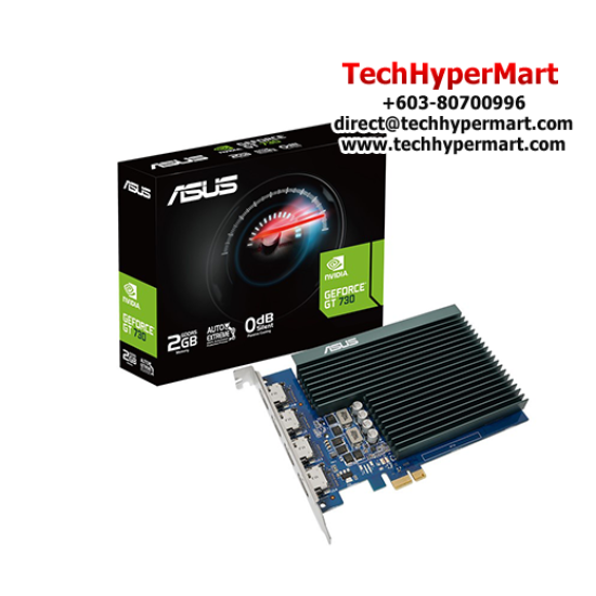 Asus GT730-4H-SL-2GD5 Graphic Card (NVIDIA GeForce GT 730, 2GB GDDR5, PCI Express 2.0, 64-bit)