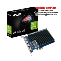 Asus GT730-4H-SL-2GD5 4HDMI Graphic Card (NVIDIA GeForce GT 730, 2GB GDDR5, PCI Express 2.0, 64-bit)