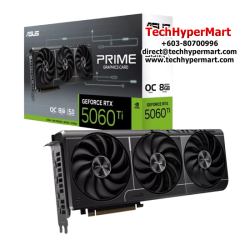Asus PRIME-RTX5060TI-O8G Graphic Card (NVIDIA GeForce RTX 5060Ti, 8GB GDDR7, PCI Express 5.0, 128-bit)