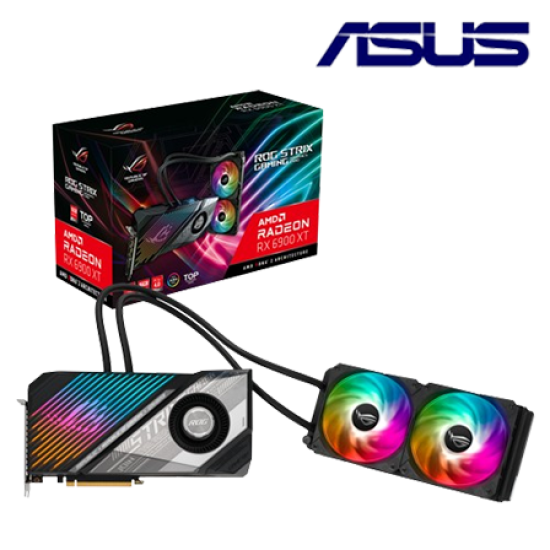 Asus ROG-STRIX-LC-RX6900XT-T16G-GAMING Graphic Card (AMD Radeon RX 6900 XT, 16GB GDDR6, PCI Express 4.0, 256-bit)