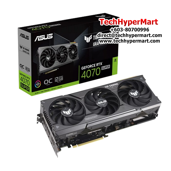 Asus TUF-RTX4070S-O12G-GAMING Graphic Card (NVIDIA GeForce RTX 4070 SUPER, 12GB GDDR6X, PCI Express 4.0, 192-bit)