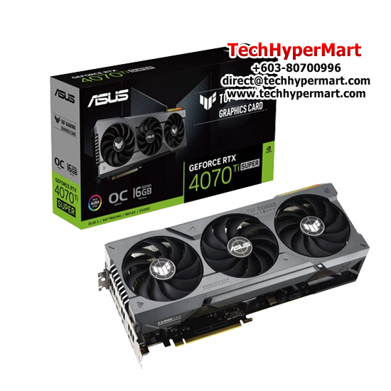 Asus TUF-RTX4070TIS-O16G-GAMING Graphic Card (NVIDIA GeForce RTX 4070 Ti SUPER, 16GB GDDR6X, PCI Express 4.0, 256-bit)