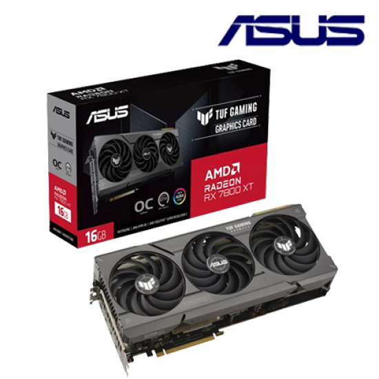 Asus TUF-RX7800XT-O16G-GAMING Graphic Card (AMD Radeon RX 7800 XT, 16GB GDDR6, PCI Express 4.0, 256-bit)