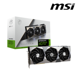 MSI RTX 4070 TI SUPRIM X 12G Graphic Card (NVIDIA GeForce RTX 4070Ti, GDDR6X, PCI Express 4.0, 192-bit)