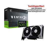 MSI RTX 5060 8G VENTUS 2X OC Graphic Card (NVIDIA GeForce RTX 5060, GDDR7, PCI Express 5 x16, 128-bit)